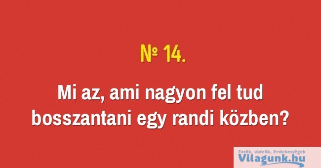 14 58 20 kérdés, amivel elkerülheted a kínos csendet egy első randi során