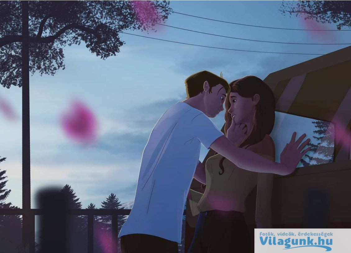 6 5 Szívszorító rajzok, melyek a szerelem legmeghatóbb pillanatait mutatják be