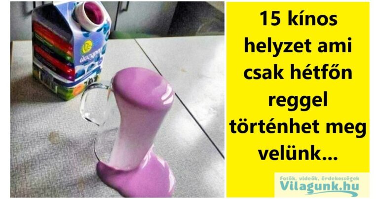 15 kínos helyzet ami csak hétfőn reggel történhet meg velünk… Te éltél már át hasonlót?