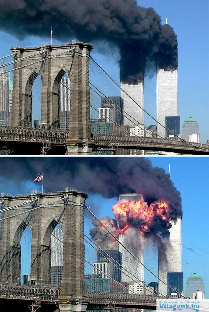 14 1 A szeptember 11-ei tragédia sosem látott képei, amitől tégedet is ki fog rázni a hideg!