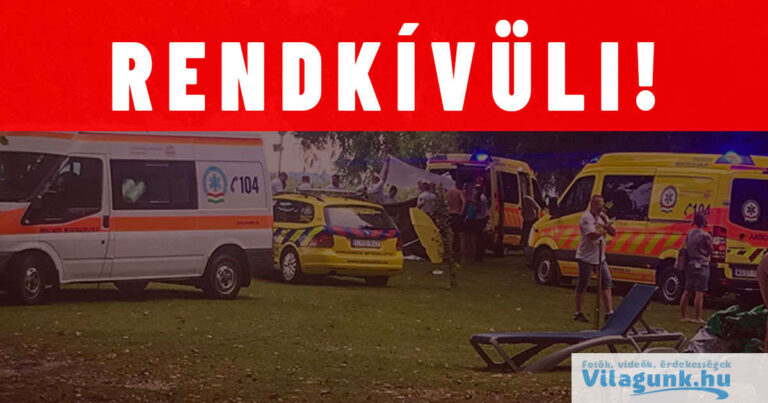 Rendkívüli! Villám csapott az emberekbe a gyenesdiási strandon – Videó