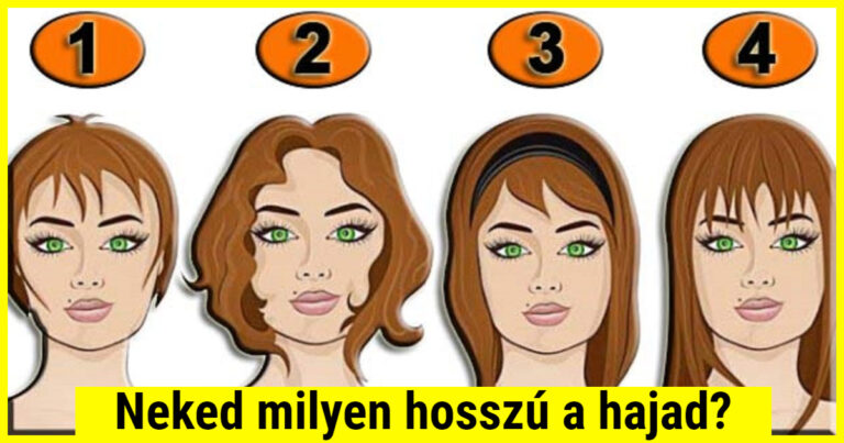 Teszt: Ezt árulja el rólad a hajad hossza!