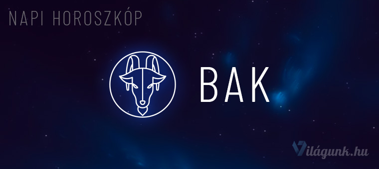 napi horoszkop bak Napi horoszkóp 2022. szeptember 3. - Engedd el a gondokat!