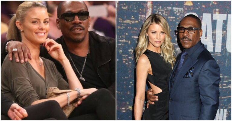 Eddie Murphy 18 évvel fiatalabb menyasszonya egy igazi szőke bombázó