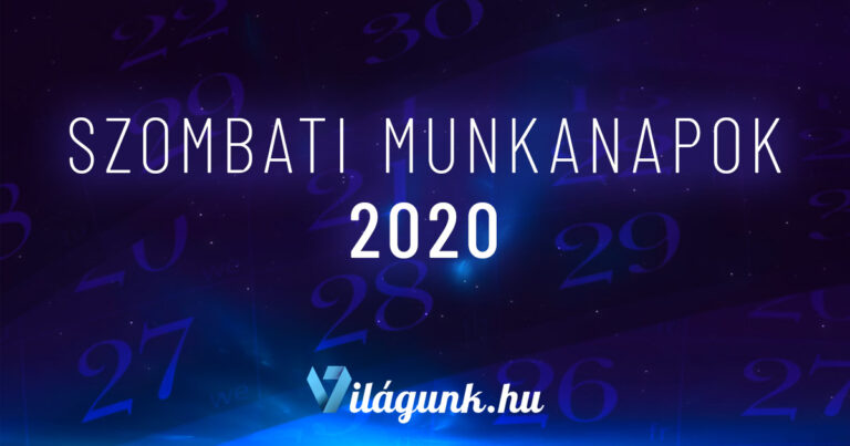 Munkaszüneti napok és hosszú hétvégék 2020-ban