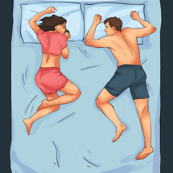 09 4 Íme néhány alvó póz, mely sokat elárulhat a párkapcsolatodról - Te, hogyan alszol a pároddal?