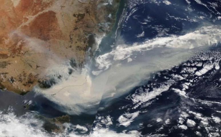 0 9 "Az ausztráliai tűzvész füstje körbeszállja a Földet" - Ezt közölte a NASA az emberiséggel