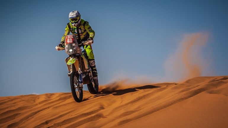 Edwin Straver in actie tijdens de Dakar Rally Foto Robin Verheggen Újabb halálos áldozata van a Dakar-ralinak - Edwin Straver is életét vesztette