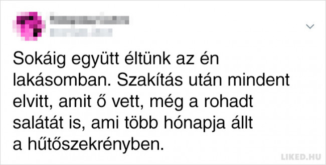 19 Nők, akik közzétették exbarátaik legkülönösebb húzásait