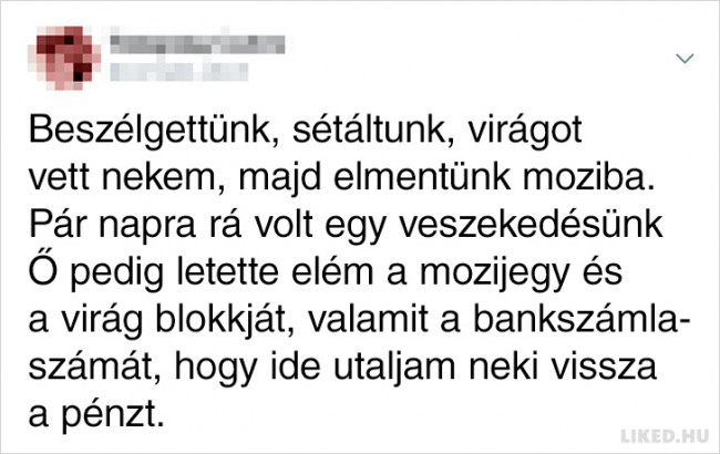 4 Nők, akik közzétették exbarátaik legkülönösebb húzásait