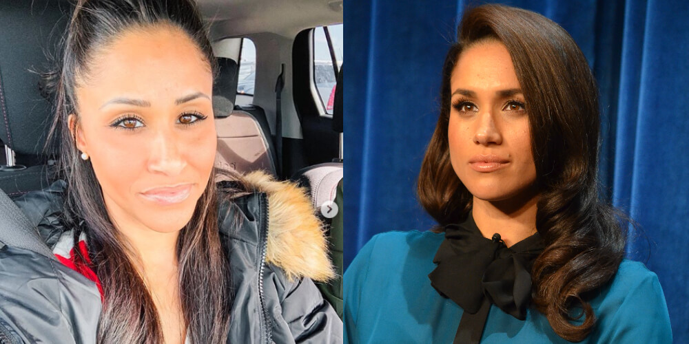 meghan markle doppelganger akeisha land Egy amerikai anyuka az új Meghan Markle - Kiköpött mása Harry herceg feleségének