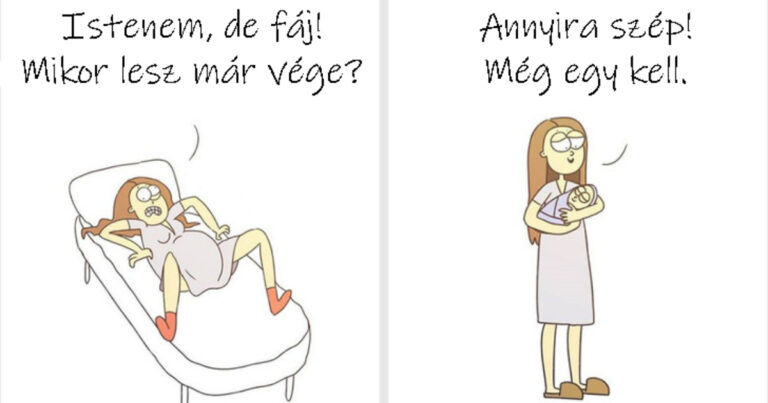 16 őszinte illusztráció, ami humorral mutatja be az anyaság legkeményebb oldalát