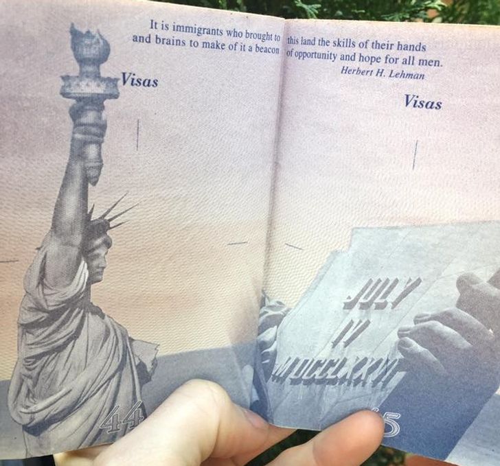 USA 16 stílusos útlevél, ami úgy fest, mint egy igazi remekmű