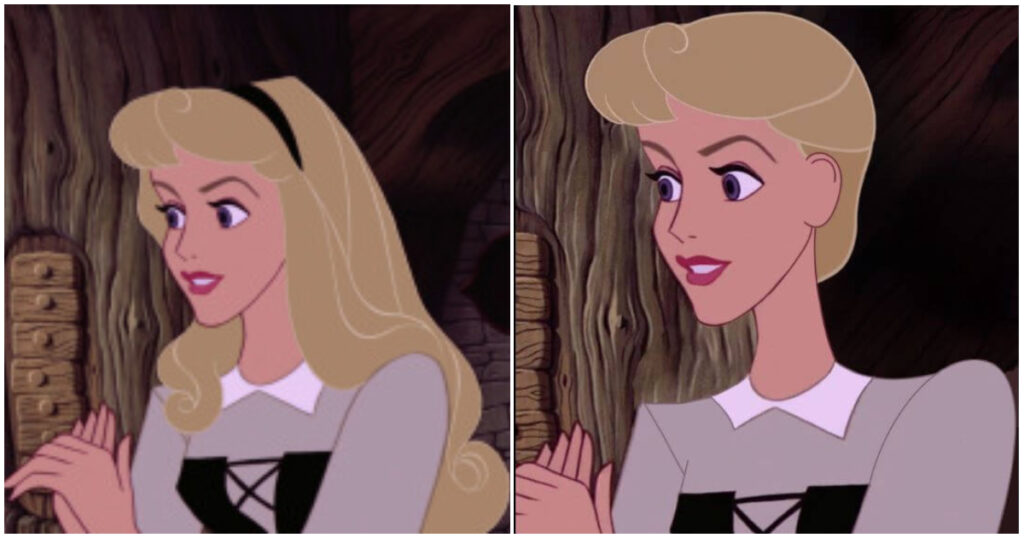 7 19 Így nézne ki a 17 legnépszerűbb Disney hercegnő, rövid hajjal.