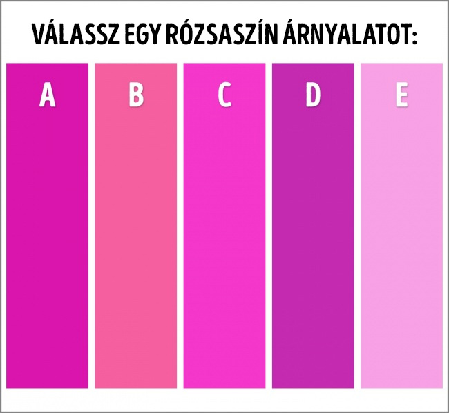 Rozsaszin arnyalat Tudd meg a valós mentális életkorod