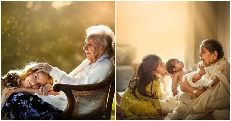 Egy londoni fotós bebizonyítja, hogy a nagymama unokái iránti szeretete semmivel sem hasonlítható össze