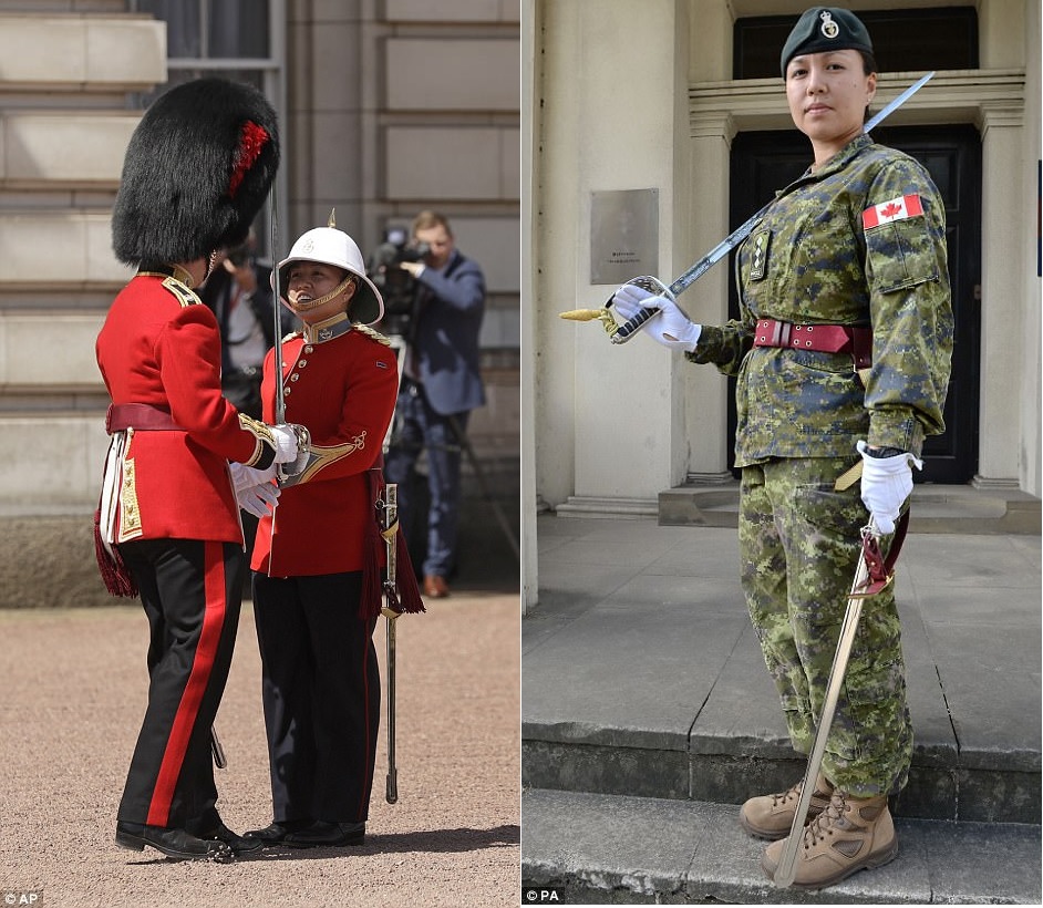 canadian captain megan couto 24 has been given the prestigious role of captain of the queens guard 2pplci