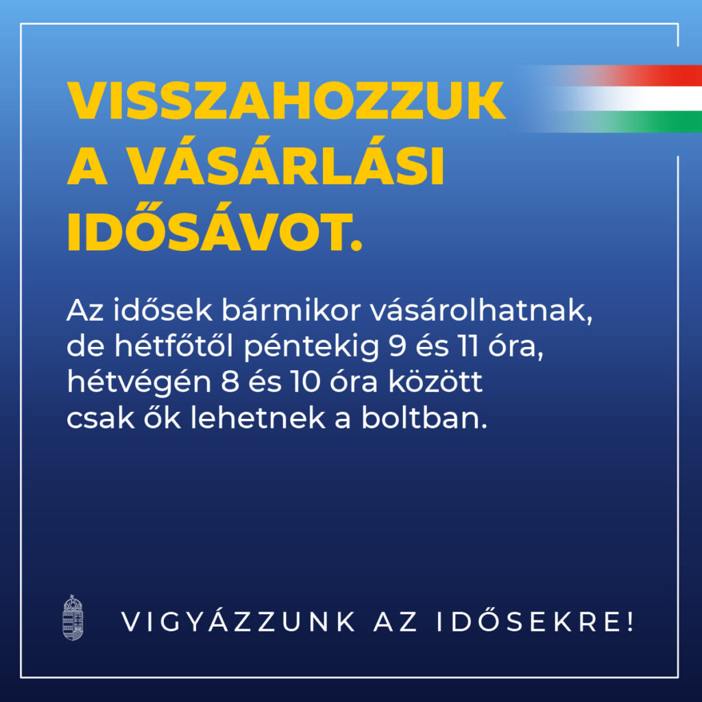 126963204 4734657643273585 2691577803513313257 o A kormány újra elrendelte az idősek vásárlási sávját