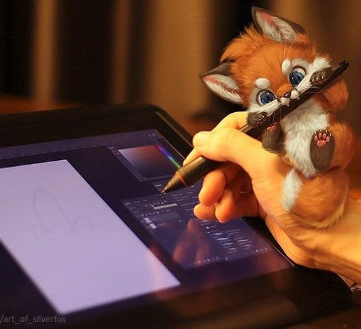 15 A malajziai művész egy rajzolt rókával hódította meg az internetezők szívét