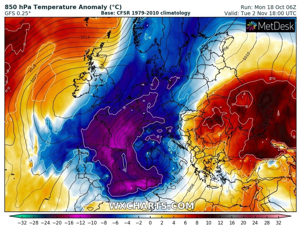 4 25 Sarkvidéki időjárás tör be nemsokára Európába - Hideggel, hóviharokkal csap le az ítéletidő.