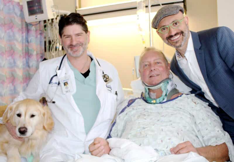 image 2 A férfi 20 órán át fekszik lebénulva a hóba - A kutyájának köszönheti az életét