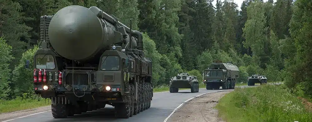 Russian Missile road convoy