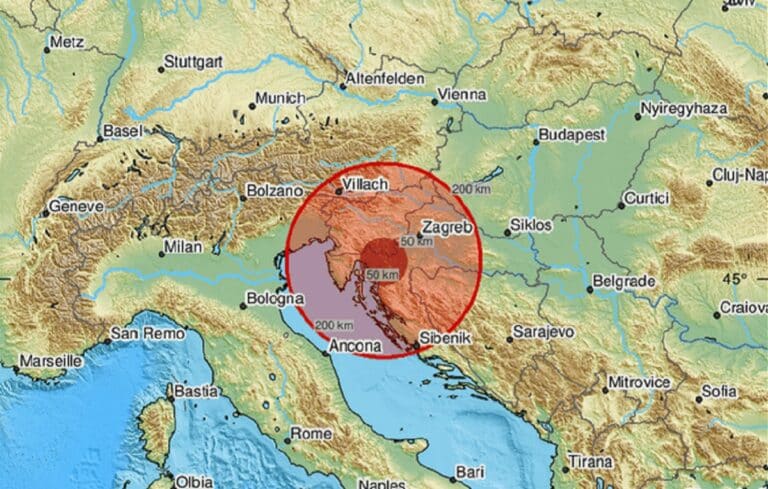 Erősebb földrengés rázta meg a Kvarner-öblöt Horvátországban