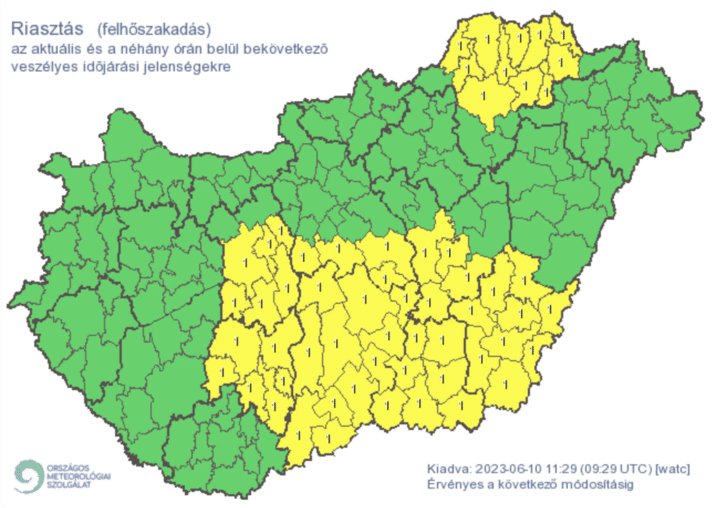 kep 2023 06 10 124555628 Elmossa az egész országot! Durva vihar közelít