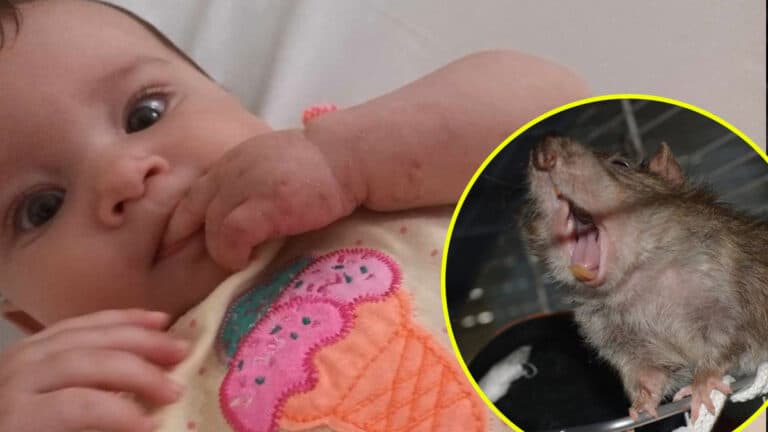 Patkány harapta meg a magyar kisbabát! Az orvosok ijesztő elváltozást találtak a szervezetében.