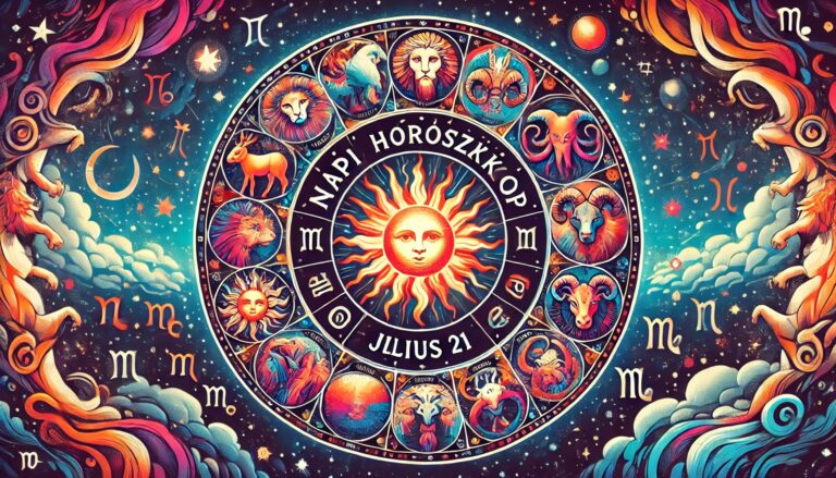 Napi Horoszkóp Július 21: Szerencse és Új Lehetőségek