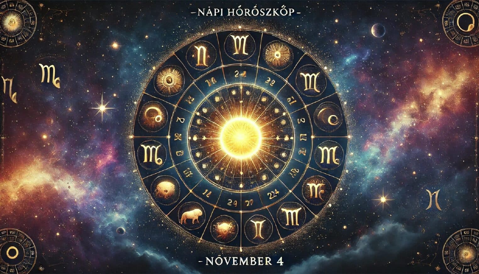 Napi horoszkóp november 4