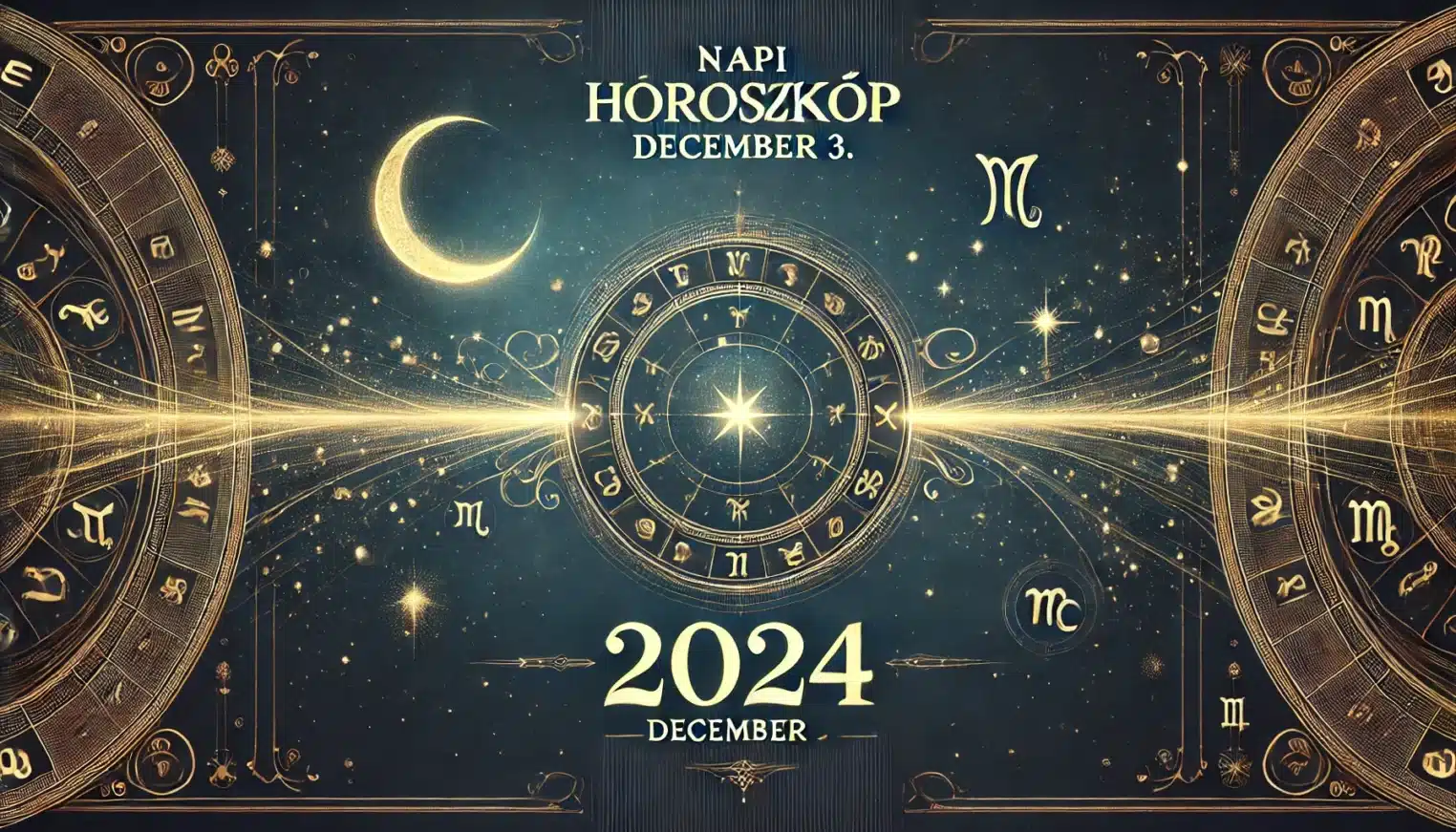 Napi horoszkóp 2024. december 3