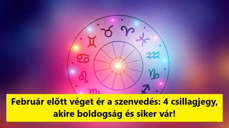 Február előtt véget ér a szenvedés: 4 csillagjegy, akire boldogság és siker vár!