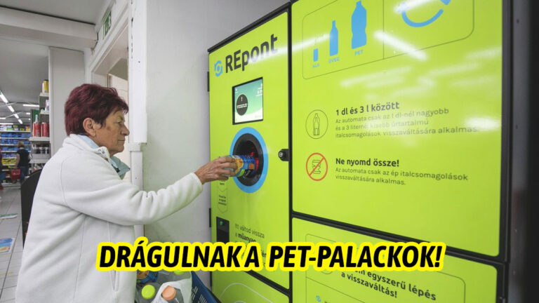 Drágulhat a PET-palackok ára. A visszaváltás is!