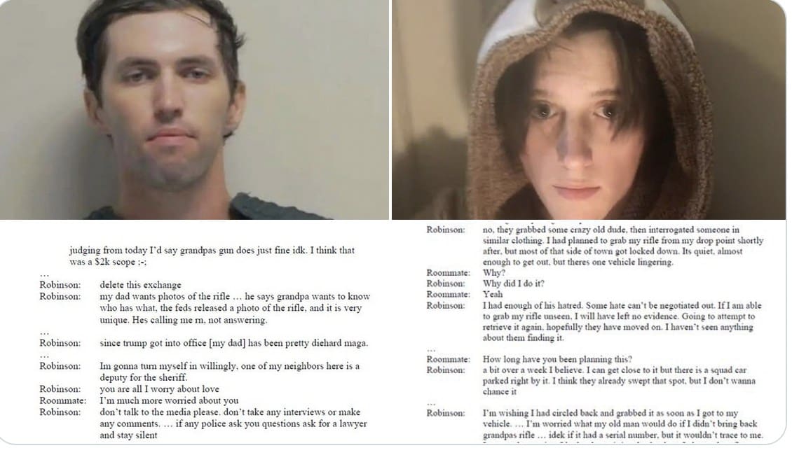 Kiszivárgott! Charlie Kirk gyilkossággal vádolt férfi és szobatársa közti chat