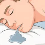 nyálfolyás éjszaka