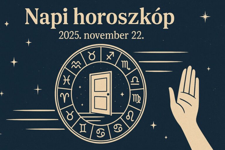 Napi horoszkóp 2025. november 22. – Ma minden a határhúzásokról szól: ami nem működik, most lezárul
