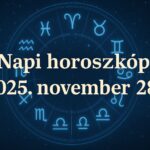 Napi horoszkóp 2025. november 28