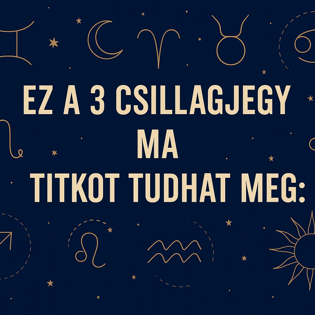 Napi horoszkóp 2025. december 12. – Ez a 3 csillagjegy ma titkot tudhat meg
