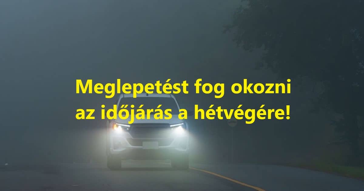 Erős lehűlés érkezik a hét végére: több helyen meglepetést fog okozni az időjárás