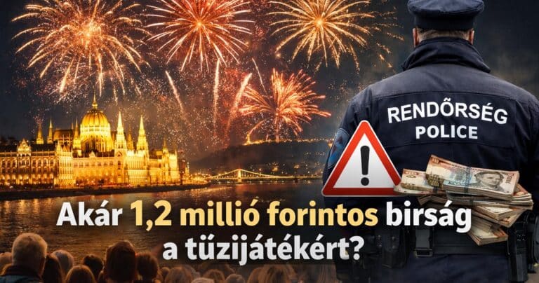 Szigorították a tűzijátékozást: akár 1,2 millió forint is lehet a büntetés 1 Szigorították a tűzijátékozást: akár 1,2 millió forint is lehet a büntetés