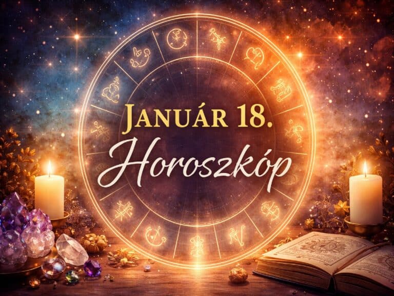 2026 január 18 horoszkóp csak a stabil alapok működnek
