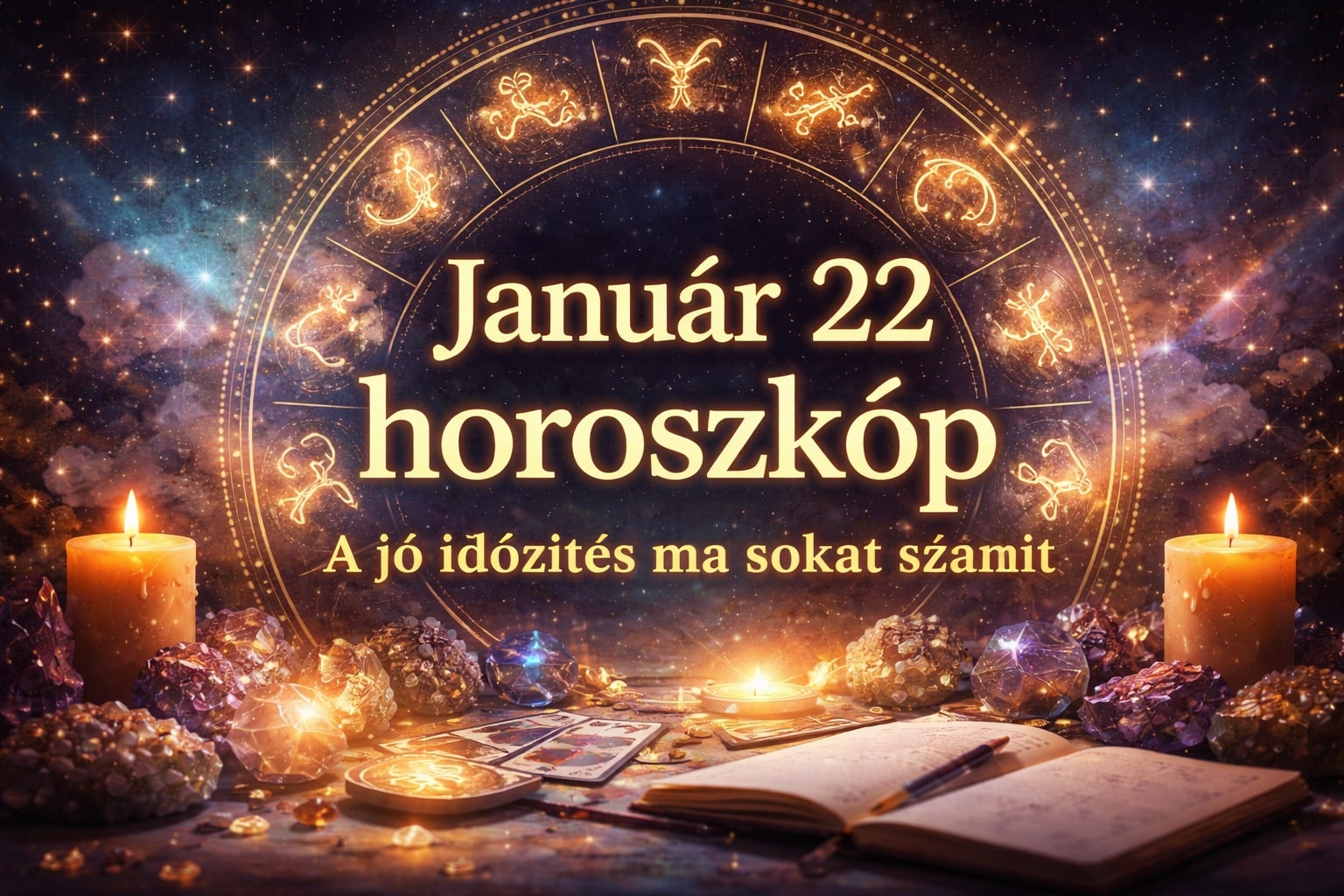 2026 január 22 horoszkóp elemzés az összes csillagjegy számára!