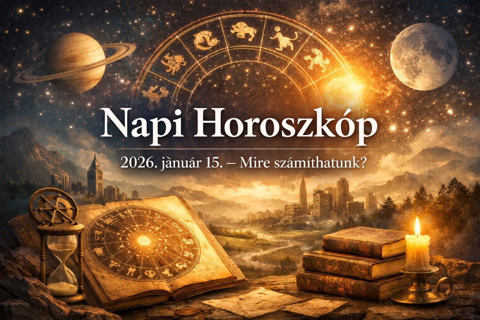 Napi horoszkóp 2026. január 15.: felelős döntések