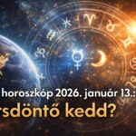Napi horoszkóp 2026. január 13.: Sorsdöntő kedd?