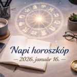 Napi horoszkóp 2026. január 16.: amikor a józan ész vezet