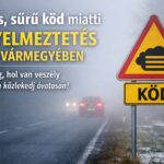 Tartós, sűrű köd miatt adtak ki figyelmeztetést több vármegyére