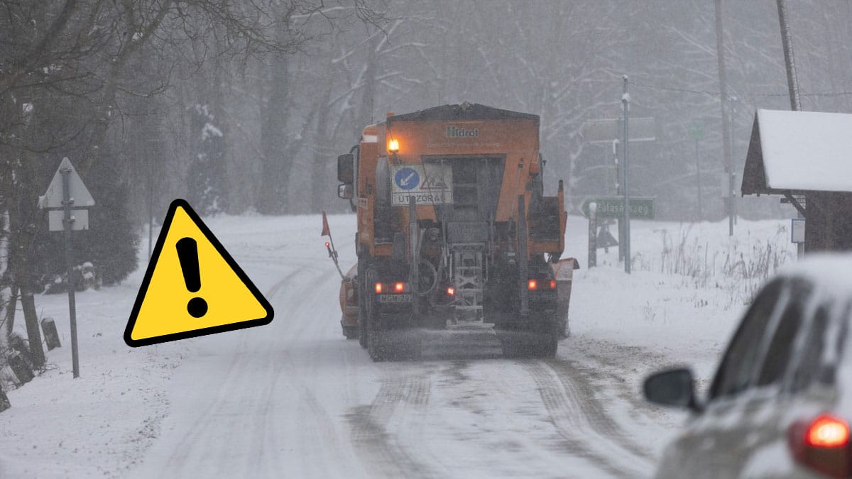 Továbbra is tombol a tél. Hófúvás és mínuszok a hét második felében...