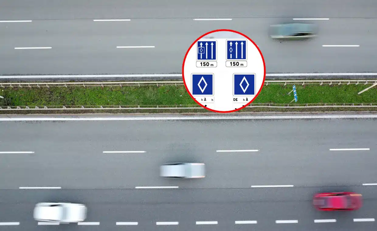 Új közlekedési tábla terjed Európában: mit jelöl a kék alapon fehér rombusz?