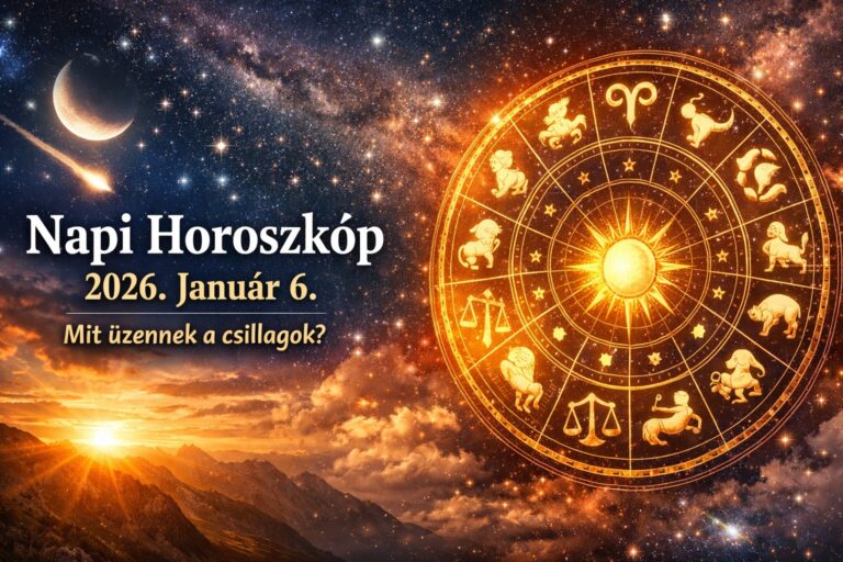 Napi horoszkóp 2026. január 6.: nagy fordulat vár több csillagjegyre — vajon köztük vagy? 6 Napi horoszkóp 2026. január 6.: nagy fordulat vár több csillagjegyre — vajon köztük vagy?
